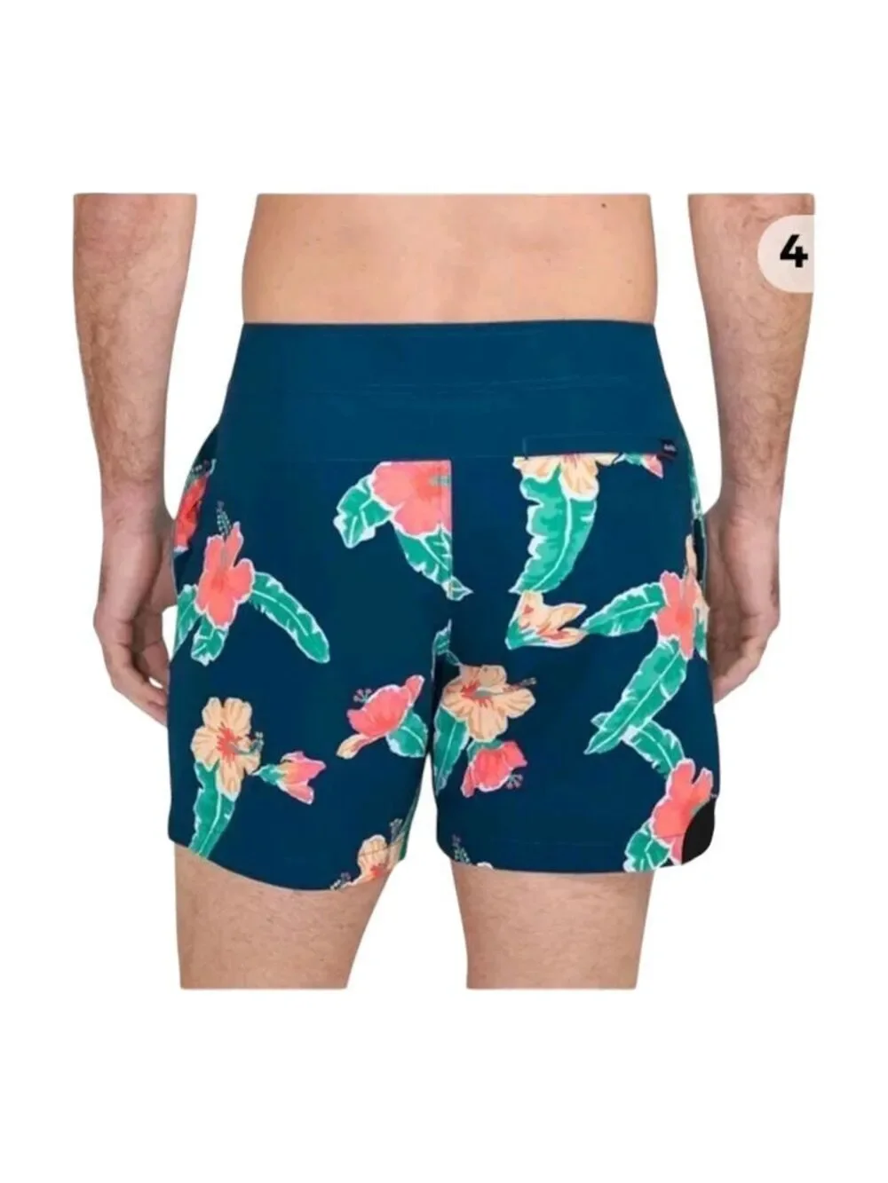 NEW Chubbies Swim Shorts Men 30 Waist The Floral Reef Board Shorts 6